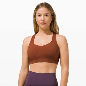 Lululemon Free To Be Serene Bra *Light Support, C/D Cup Dark Terracotta